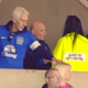 Illustration for article titled Is This An Everton Fan Wiping His Booger On A Ladys Head?
